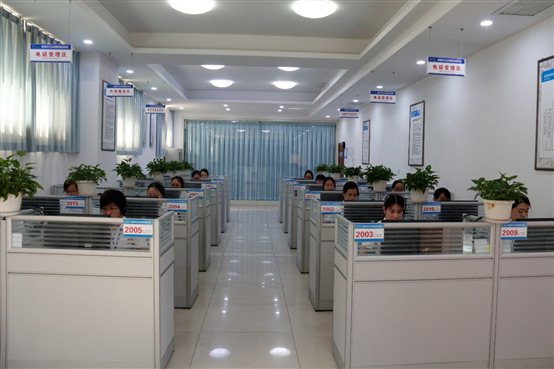 四楼虚拟养老院呼叫工作间
